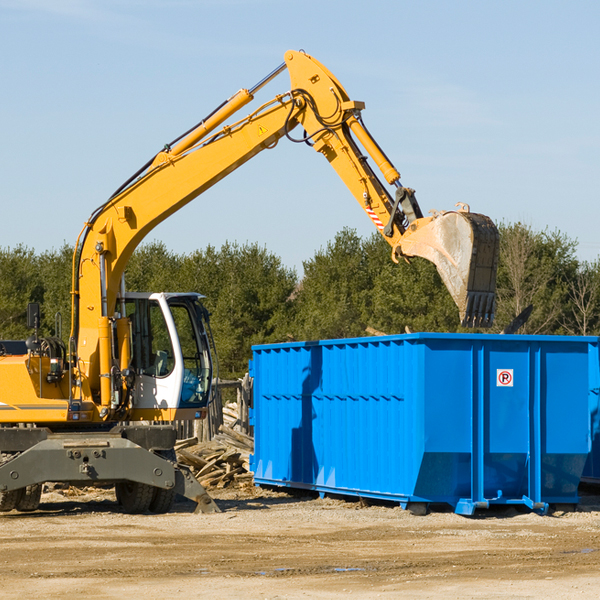 what are the rental fees for a residential dumpster in Hostetter PA